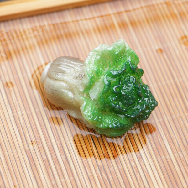 Tea Pet Cabbage Resin Discoloration Shaped Tea Tray Supplies Tea Set Accessories