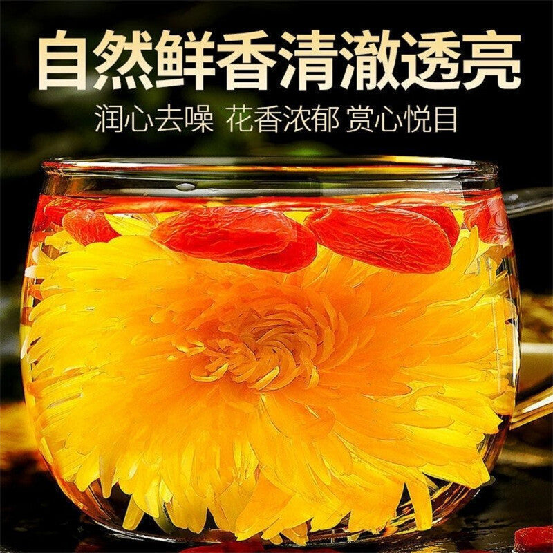 Royal Chrysanthemum Goji Ginseng Cassia Herbal Tea Bags Eye Health Liver Cleanse