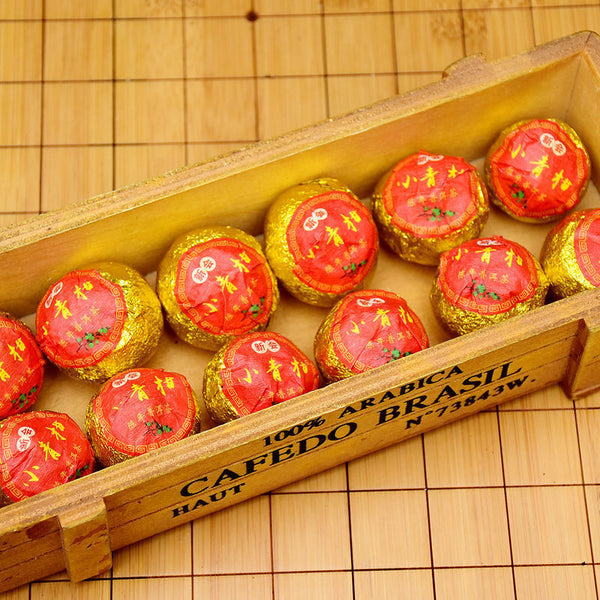 Aged Tea with Dried Tangerine Peel Gift Box Mini Tangerine Pu-erh Tea Yunnan