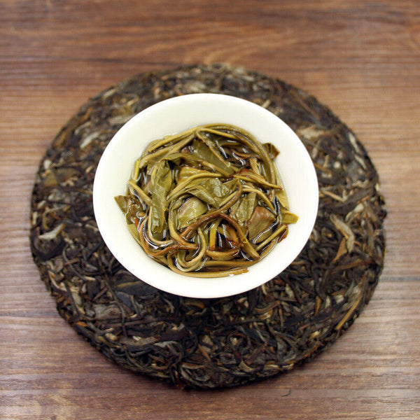 HelloYoung 357g Yunnan Banzhang Pu'er raw tea cake Brown Mountain seven cakes Pu black tea
