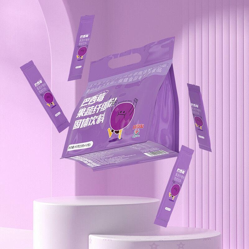 Anthocyanin dietary fiber Acai berry fruit and vegetable powder meal replacement