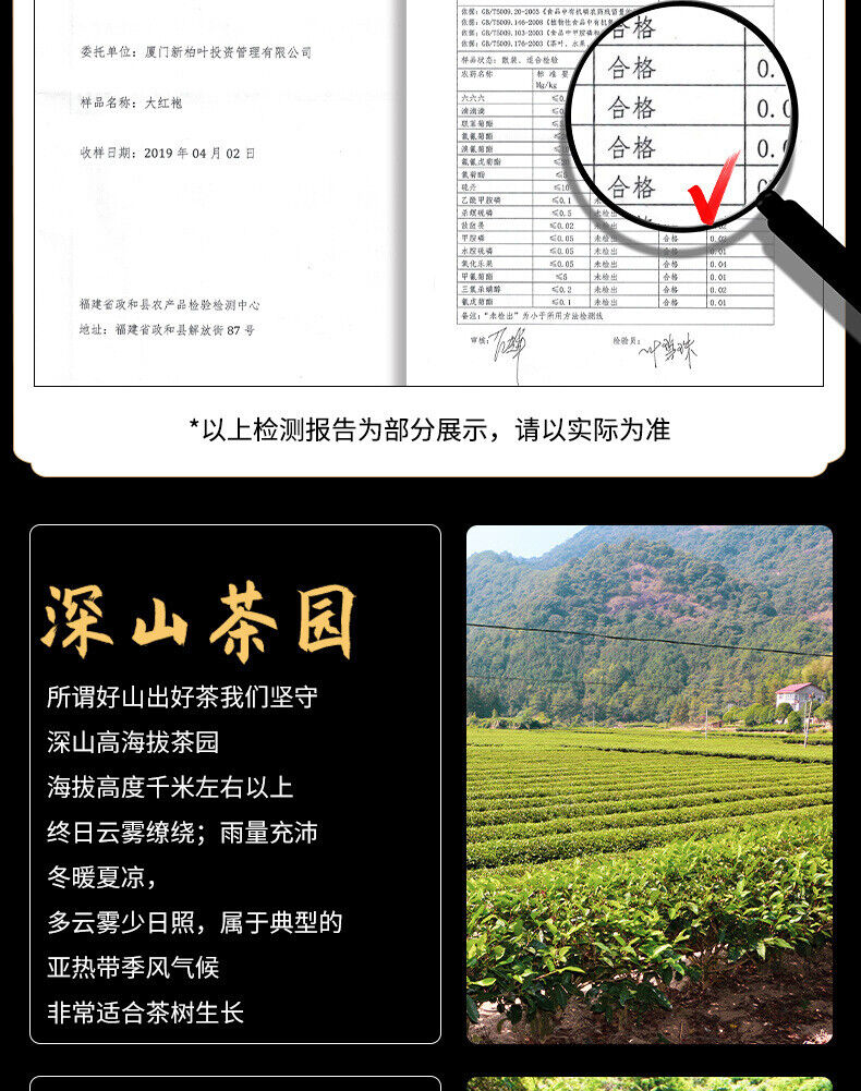 Fujian Wuyi Mountain Dahongpao Cinnamon Narcissus Tea Bulk Oolong Tea 128g