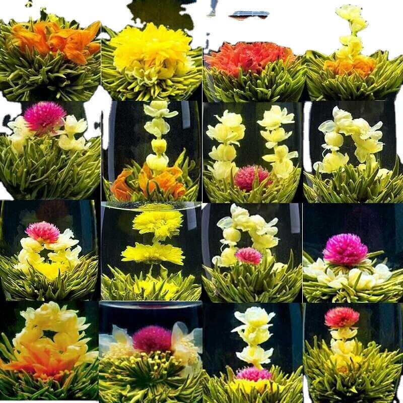 Blume Tee Blühende Tee Kugeln Blühende Tee 130g 16 Arten Handgemachte Blüte Secondary image