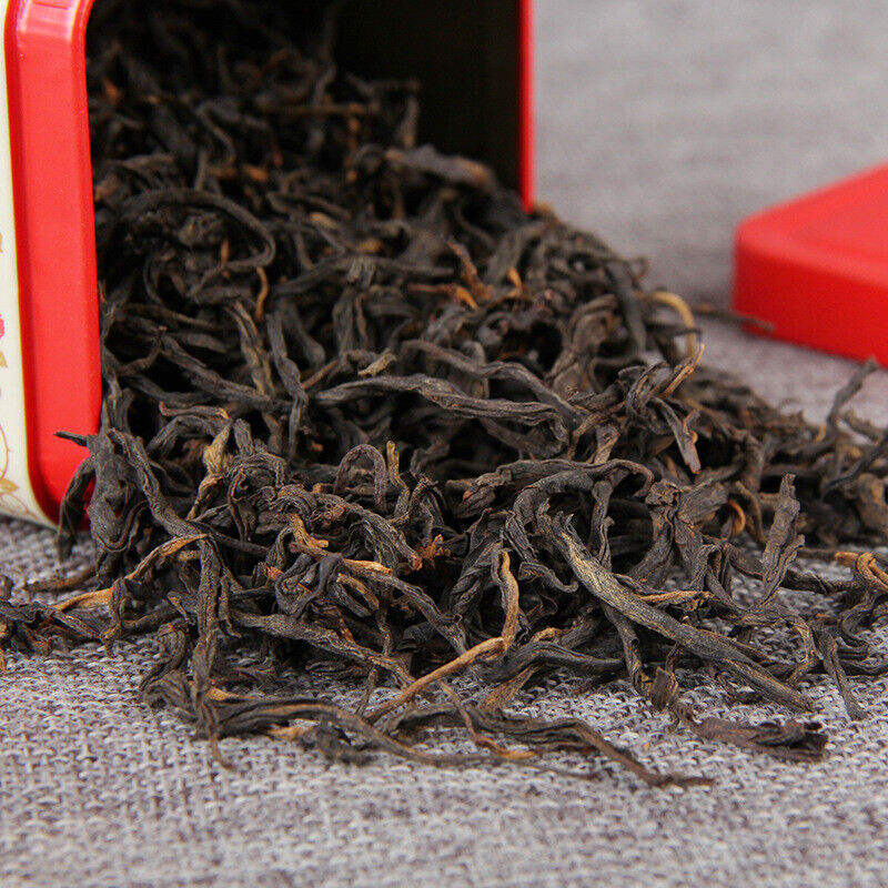 HelloYoung Iron Box Gift Tea Old Tree Black Tea Yunnan Spring Loose Leaf 80g Dianhong Tea