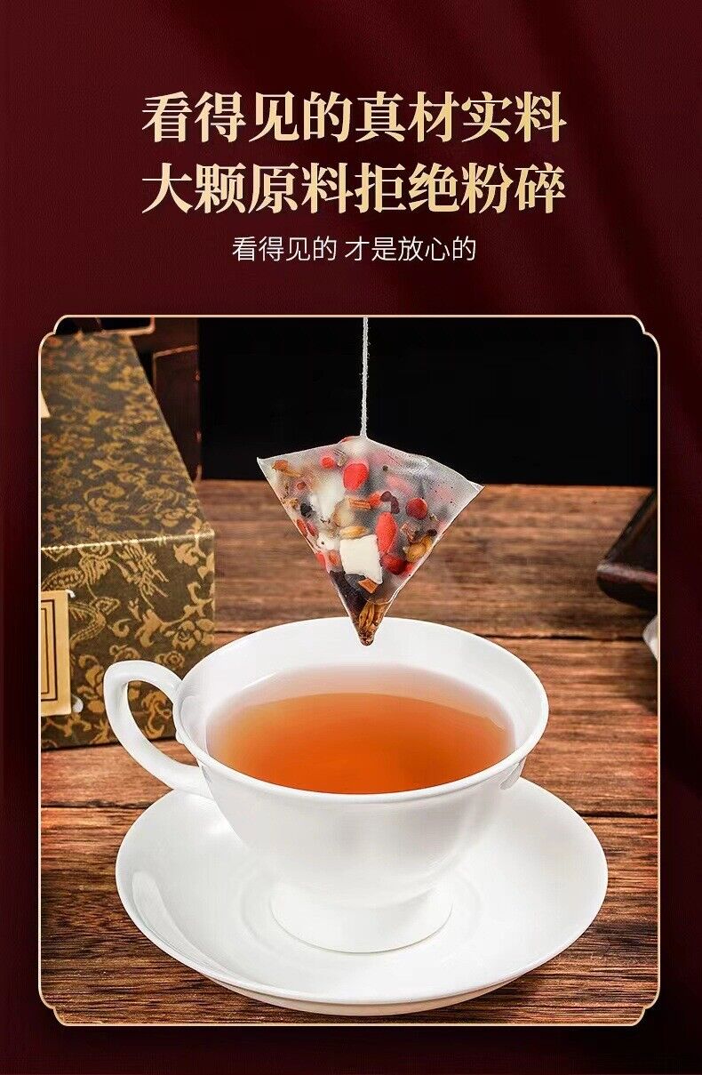 HelloYoung Sour jujube kernels Poria cocos lilies mulberries goji berries yams herbal tea