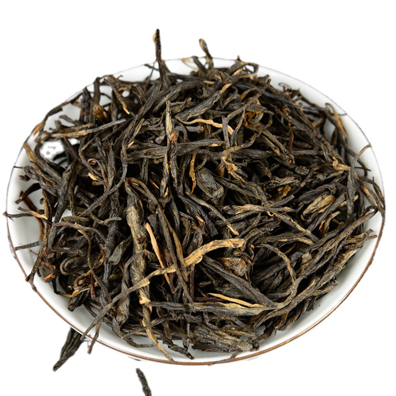 HelloYoung Fengqing Dian Hong tea raw Pine needles one bud two leaves straight black tea Main image