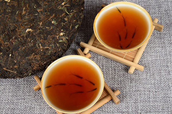 HelloYoung 357g Yunnan Pu-erh Ripe Tea Cake Gnocchi Seven Cakes Ripe Tea Cake Pu-erh Cake