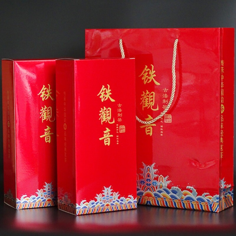 Fujian Anxi Oolong Tea Tieguanyin Cigarette Strip Gift Box Package 500g Main image