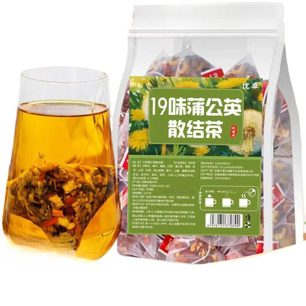 19 Herbs Dandelion Tea Detox Liver Cleanse Natural