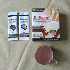 Fat Blaster Diet Replacement Weight Loss Chocolate Flavor Instant Coffee 25g*10