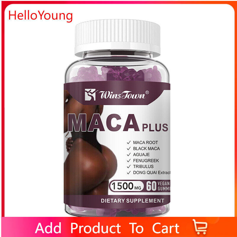100% Natural Maca Root  Butt Firming BBL-Gummies for Butt Hips Enlargement Plus