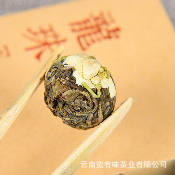 HelloYoung 120g 18 Pack Yunnan Pu'er Tea Handmade Jasmine Dragon Ball Tea
