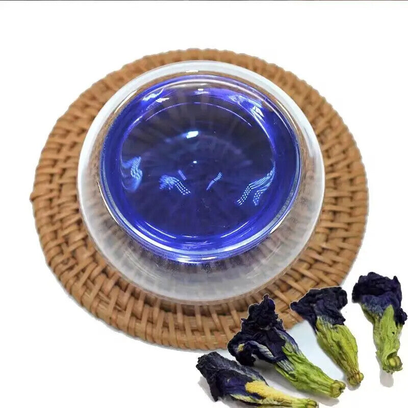 100%Reines wasserlösliches Lebensmittel Matcha Schmetterling Erbsen Blume Pulver