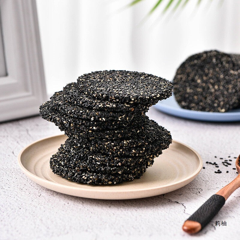 1box Sugar-Free Black Sesame Biscuit Healthy Snack for Kids Pregnant and Elderly