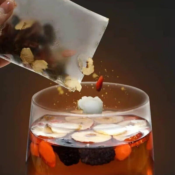 Ginseng Ten Treasure Herbal Tea Traditional Chinese Kidney Support Formula