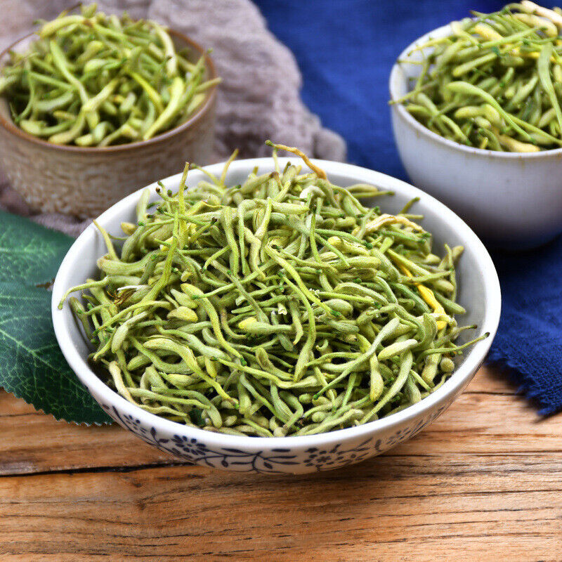 HelloYoung Healthy Organic Top-Grade Herbal Tea Jinyinhua Healthy Drink Honeysuckle Tea 60g Main image