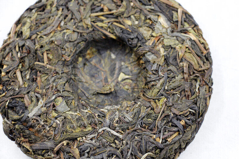 HelloYoung 100g Icelandic Spring Rhythm Pu-erh Tea Raw Cakes 10 cakes mention bamboo shoot
