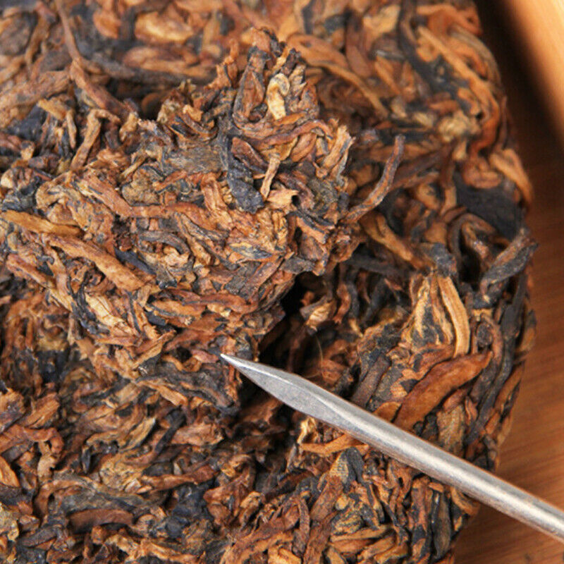 HelloYoung TeaPu-Erh Ripe Tea Emperor Golden Cake 357g Spring Black Tea Single Bud Pu'er Tea