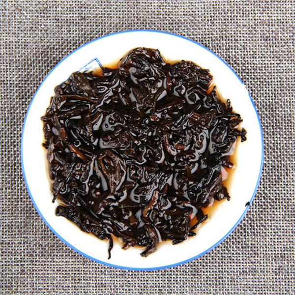 Organic Ripe Puerh Tea Cake Iceland Golden Buds Ripe Puer Tea 357g/12.59oz
