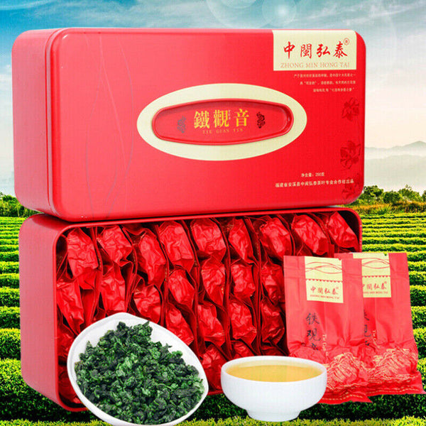 HelloYoung Oolong Tea * Classic Nongxiang Aroma Flavor Anxi Tie Guan Yin Tea China 250g Box