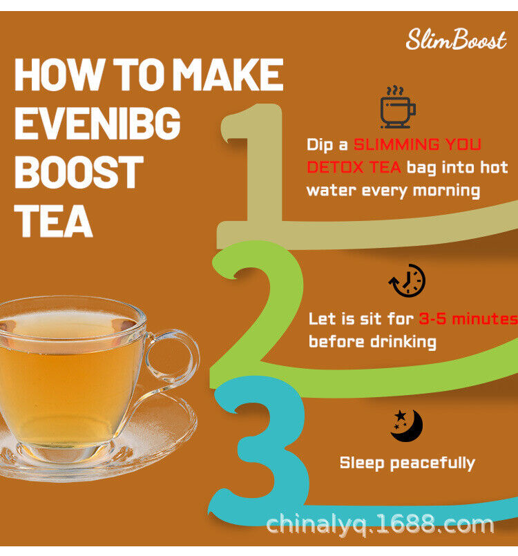 Slim Tea Boost Detox Daytime and Evening Tea for Keto Diet Weight Loss