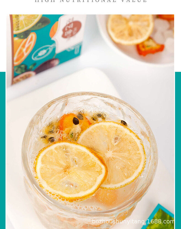 HelloYoung Kumquat Lemon Passion Fruit Tea Flower Fruit Tea Freeze-dried Lemon Slices 90g