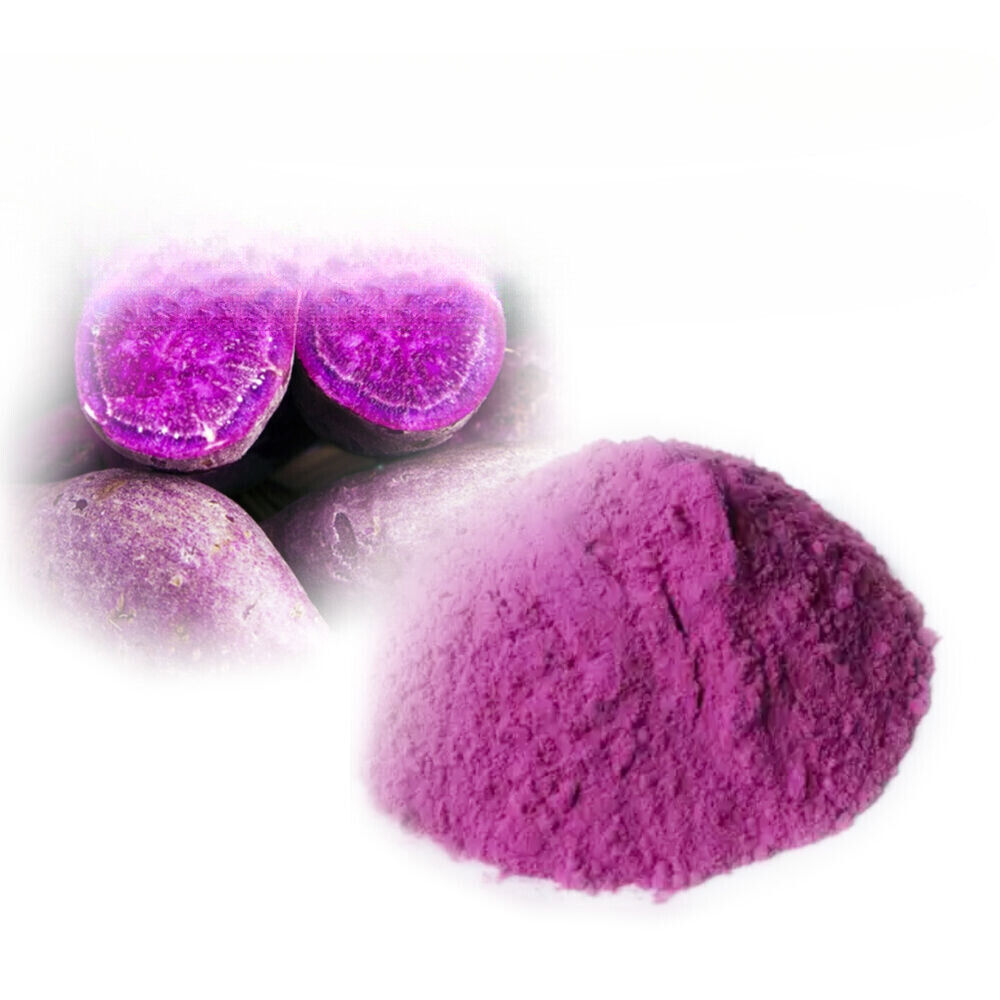 HELLOYOUNG Pure Purple Sweet Potato Powder 1KG -very purple color, Roll Dried Main image