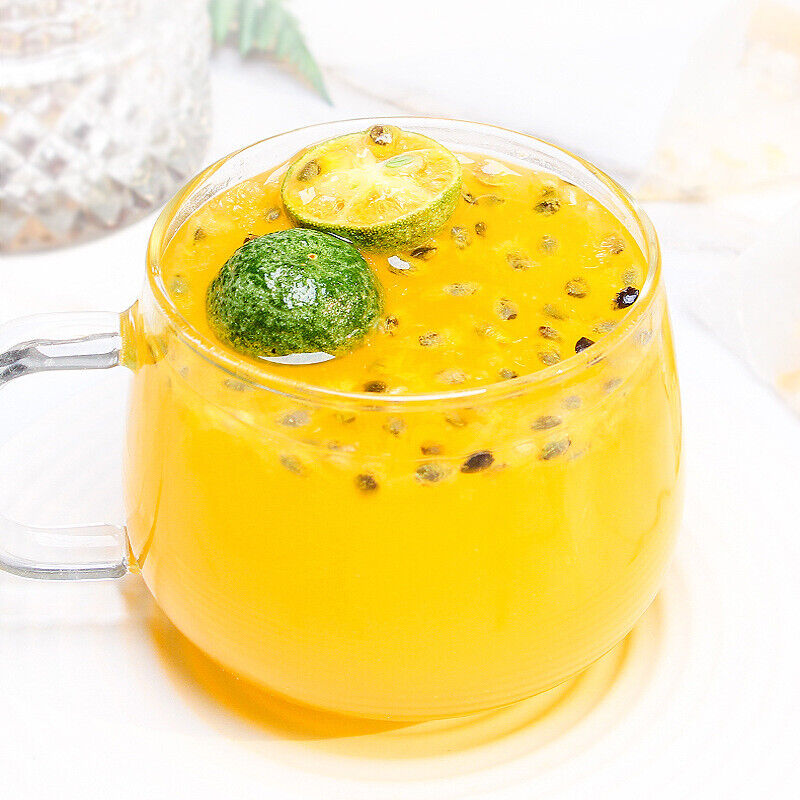 Passion Fruit Lemon Kumquat Tea Honey Freeze-dried Fruit Summer Cold Drink