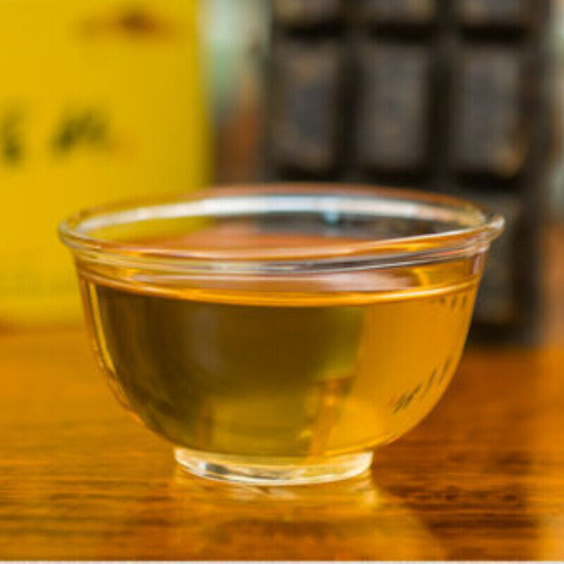 HelloYoung Genuine Jun Shan Huang Cha China Yellow Tea Mini Gold Brick Pressed Tea 45g Box