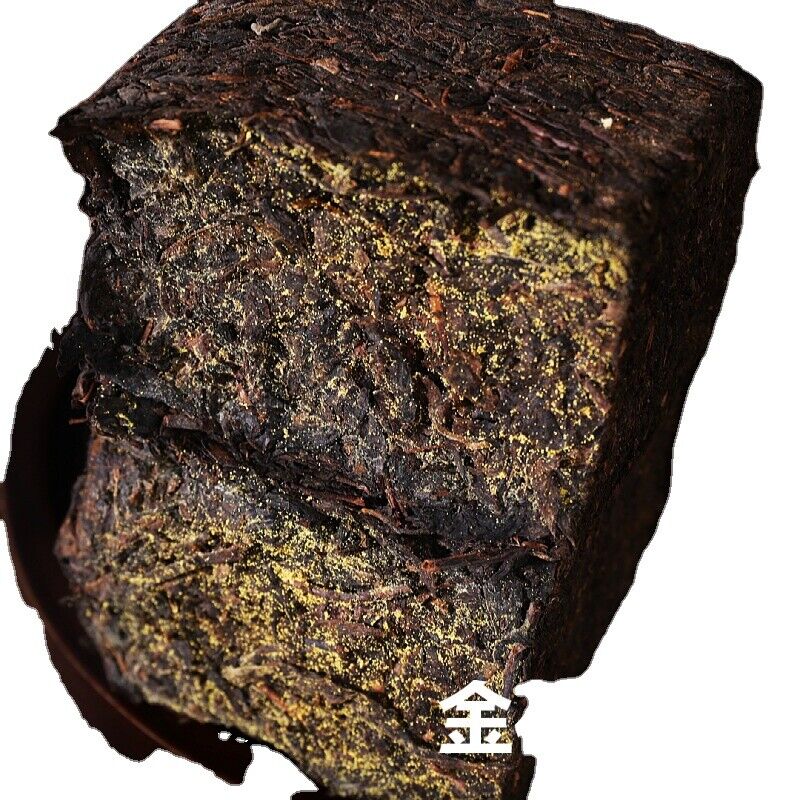 HelloYoung 208g Anhua Black Tea Authentic Hunan Tea Hand-built Aged Tian Fu Brick Tea