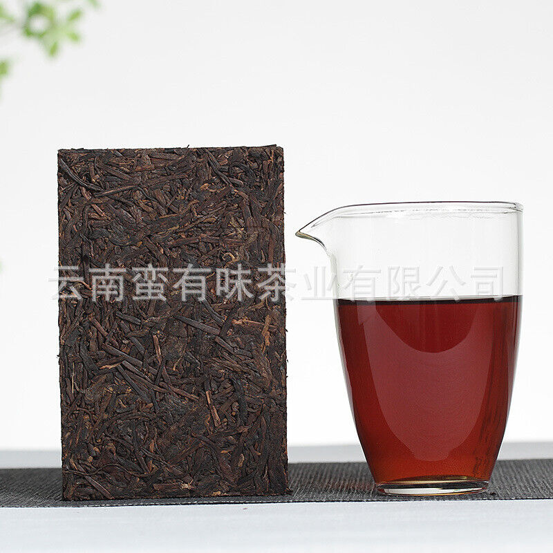 250g Private Tea Old Tea Bone Pu'er Ripe Tea Brick Tea Yunnan Pu'er Tea Main image