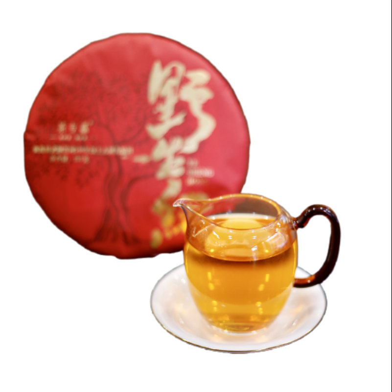 HelloYoung 357G Yunnan Dian Hong Fengqing black tea wild ancient tree black tea cake tea Secondary image