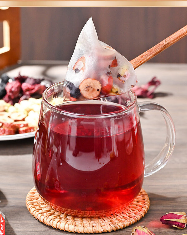 Beijing TongRenTang Rose Roselle Tea Red Date Mulberry Jasmine Health Tea