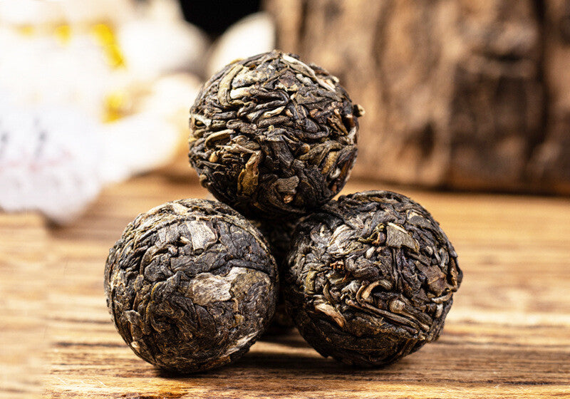500g Yunnan Pu'er Raw Tea Dragon Pearl Tea Lincang Iceland Raw/ripe Pu'er Tea