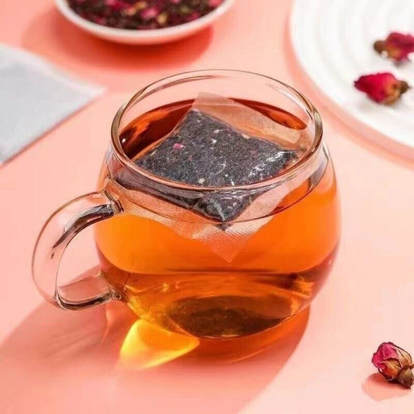 Rose Oolong Tea Bags Cold Brew Floral Aromatic Healthy Relaxing Office Wellness