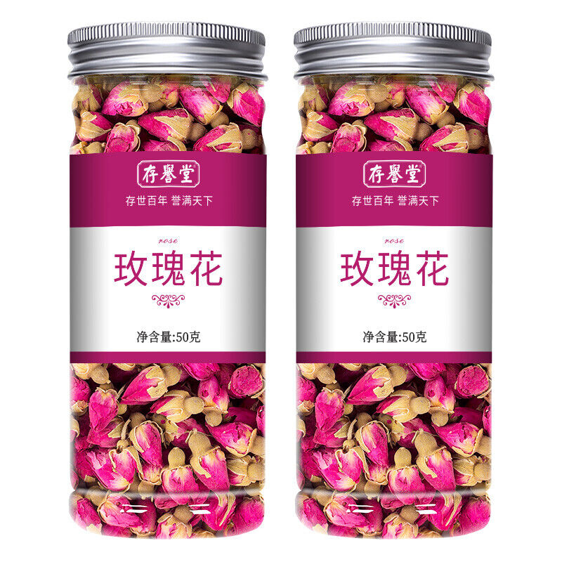 Dried Red Rose Petals Tea - Premium Loose Leaf Rose Tea Stress Relief Improved