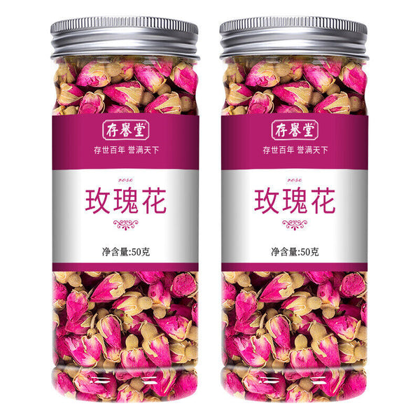 Dried Red Rose Petals Tea - Premium Loose Leaf Rose Tea Stress Relief Improved