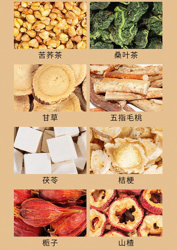 HelloYoung 25 packs of 250g Five Finger Peach Poria Cocos Soil Poria Cocos Grab Dragon Tea