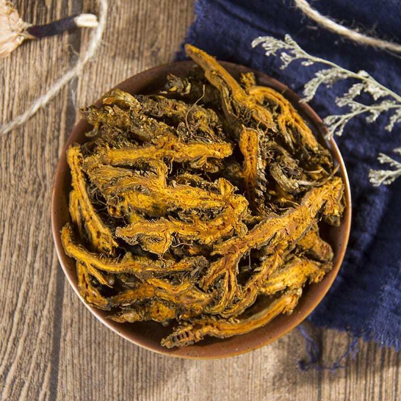 100 GR Organic Rhizoma Coptidis Goldthread Coptis Chinensis Huang Lian Main image
