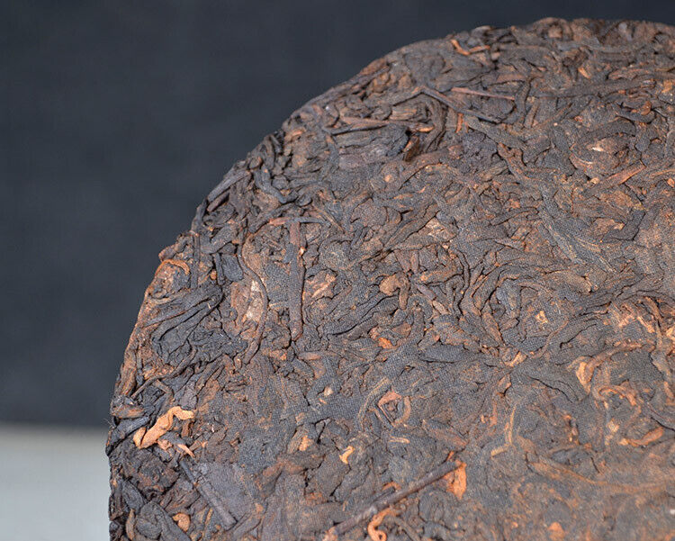 HelloYoung Yunnan Menghai Puerh Tea Cake Ripe Tea Cake 357g Aged Old Tea