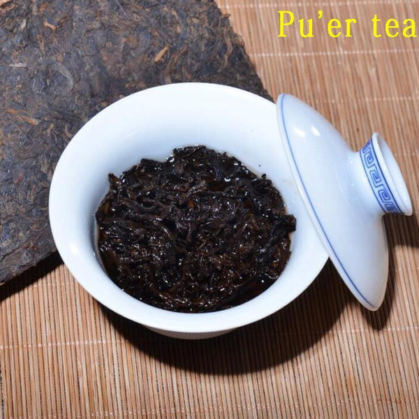 HelloYoung Puer Tea Yunnan Old Ripe Puer China Tea Health Care Pu'er Tea Brick Puerh 250g