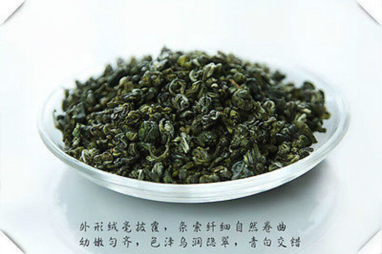 HelloYoung 100g High Quality Green Tea Chinese Top Grade Biluochun Tea Health Tea Flowering