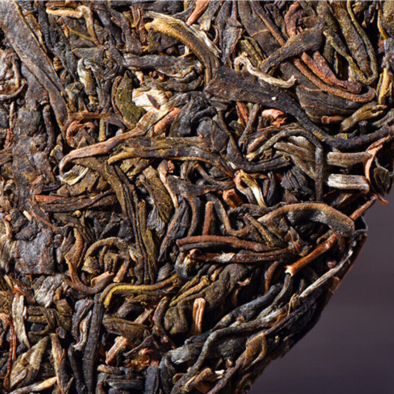 HelloYoung Gift Tea Chinese Green Tea Yunnan Pu-Erh Tea Yiwu Big Tree Pu'er Tea Cake 357g