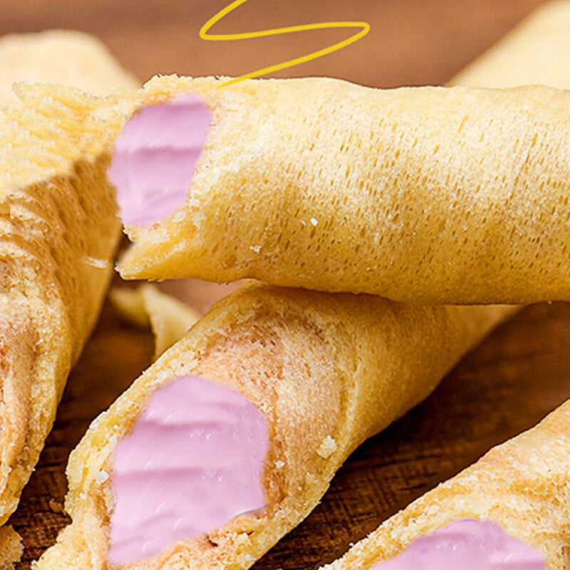 Delicious new taro milk Chicken rolls crispy snacks with rich cream flavor