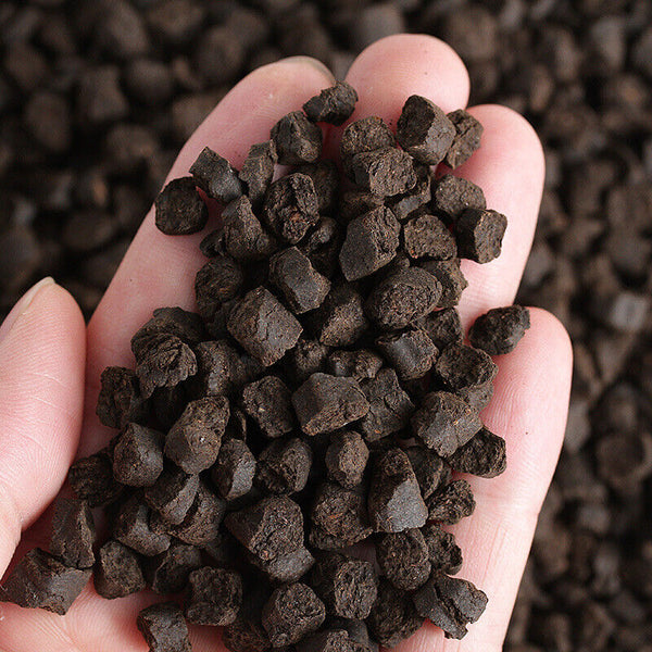 HelloYoung 500g Yunnan Pu'er Ripe Tea 09 Menghai Nuoxiang Tea Fossil New C1 Crushed Silver