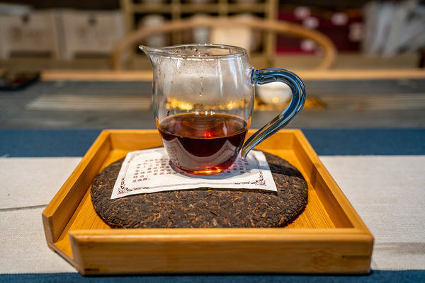 HelloYoung 357G Old Panzhang Puerh Tea Ripe Tea Yunnan Ancient Tree Aged Ripe Puerh Tea