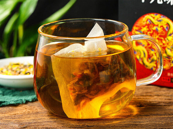 HelloYoung Golden gun tonic 29 flavors of tea men's solid tea Peiyuan health tea