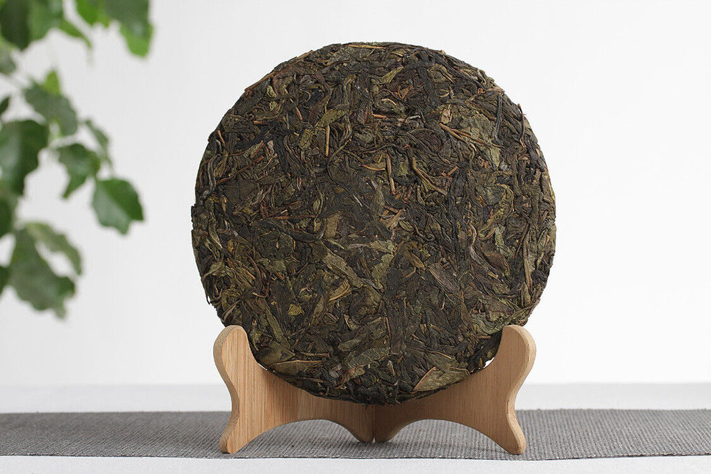 HelloYoung 357g Yunnan Pu-erh Tea Banzhang Big Leaf Pu-erh Raw Cakes Seven Seeds Cake Tea