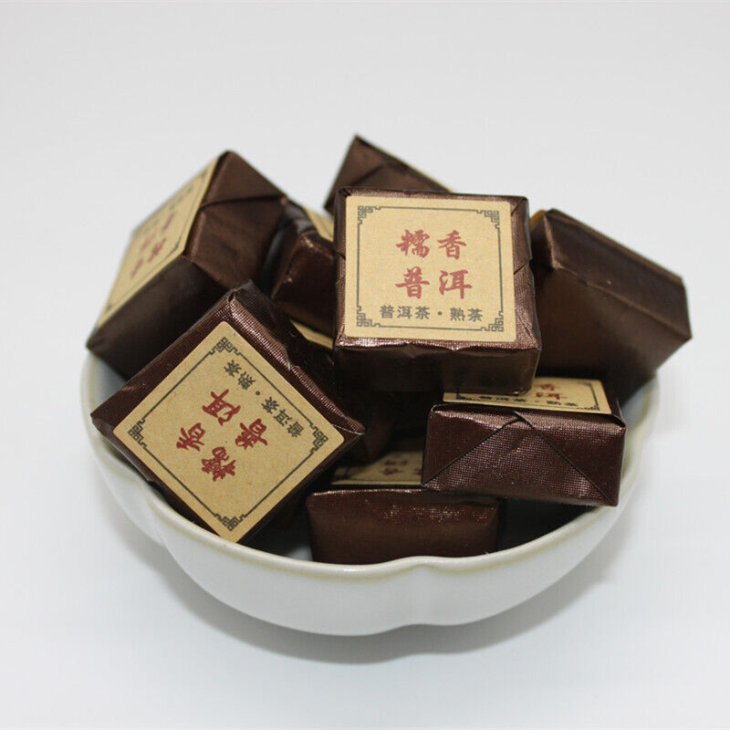 HelloYoung Yunnan Pu-erh Tea Gnomic Fragrance Pu-erh Small Brick Tea Pu-erh Brick 500g