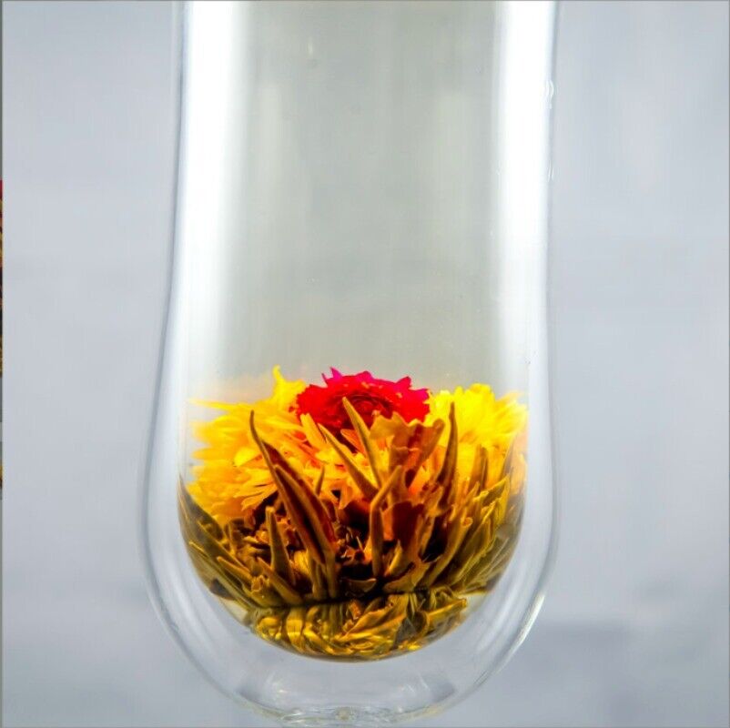 Handmade Fresh Beauty Globe Amaranth Jasmine Tea Flower Blooming Tea Ball 20pcs Main image